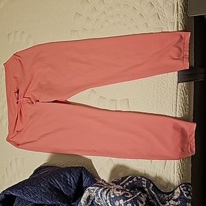 Pink Cinched/ Ruched Leggings